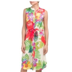 allegra masetti linen dress